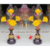Đèn thờ Lưu Ly 5 bông cao cấp ĐT01