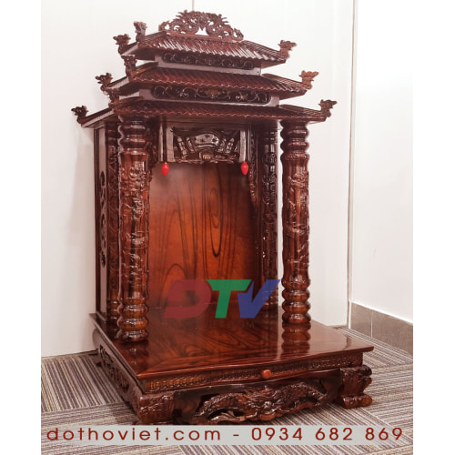 Bàn thờ thần tài mái chùa mã MC5601