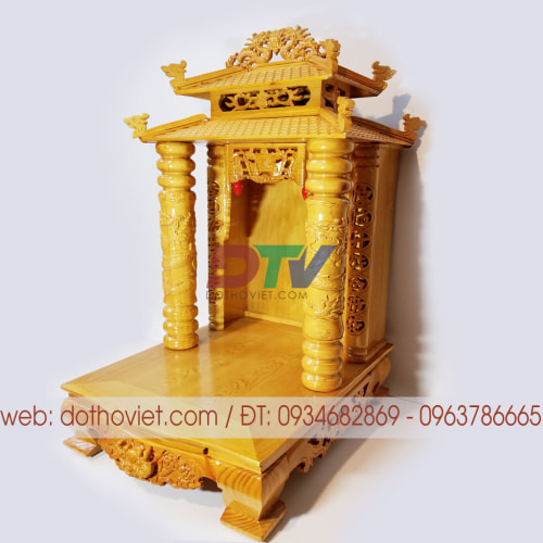 Ban Thần Tài mái chùa mẫu MC6104