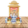 Bàn thờ mái chùa kích thước 41cm MC4103
