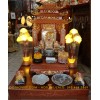Bàn thờ thần tài thổ địa gỗ hương đá mạ vàng cao cấp