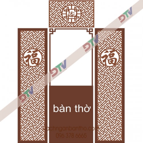 Vách Thờ Mẫu 4